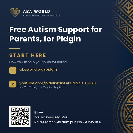 The Start Here flyer for parents, in Pidgin (Nigeria)
